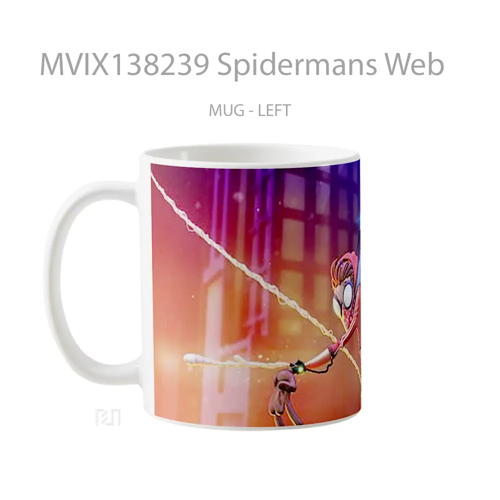 Mug Spidermans Web Gelas Keramik Unik - All-side / Desain