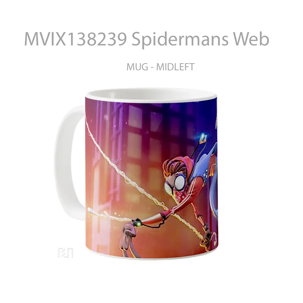 Mug Spidermans Web Gelas Keramik Unik - All-side / Desain