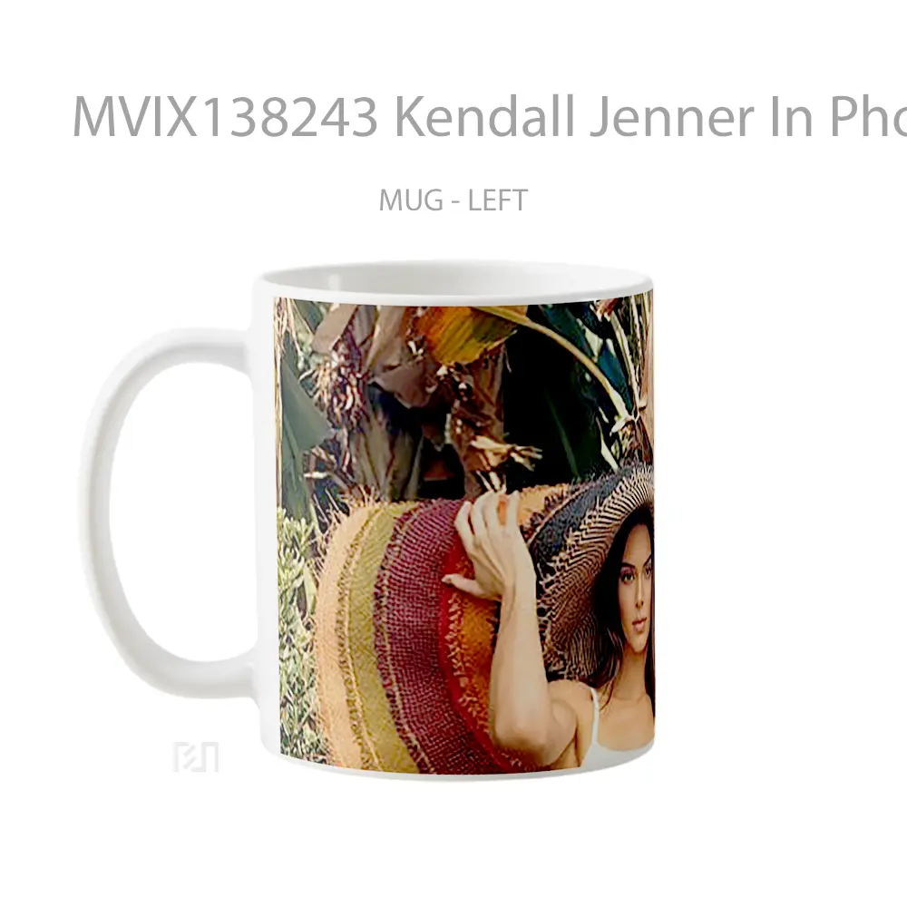 Mug Kendall Jenner In Photoshoot Gelas Selebriti - All-side / Desain