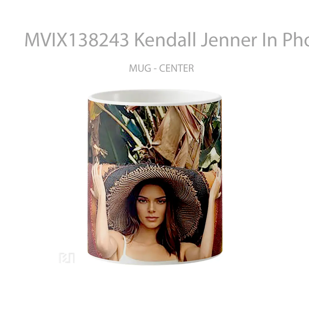 Mug Kendall Jenner In Photoshoot Gelas Selebriti