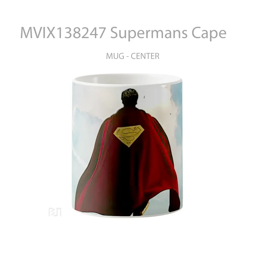 Mug Supermans Cape Gelas Keramik Unik