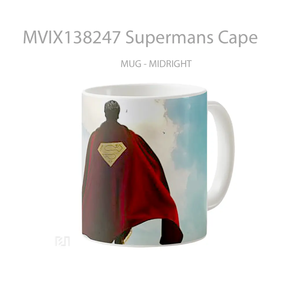Mug Supermans Cape Gelas Keramik Unik - All-side / Desain