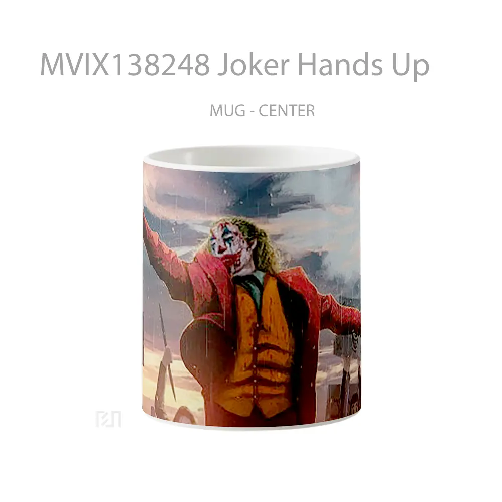 Mug Joker Hands Up Gelas Superhero