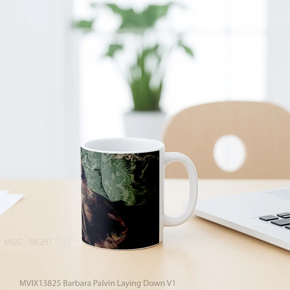 Mug Barbara Palvin Laying Down V1 Gelas Keramik Unik - All-side / Desain