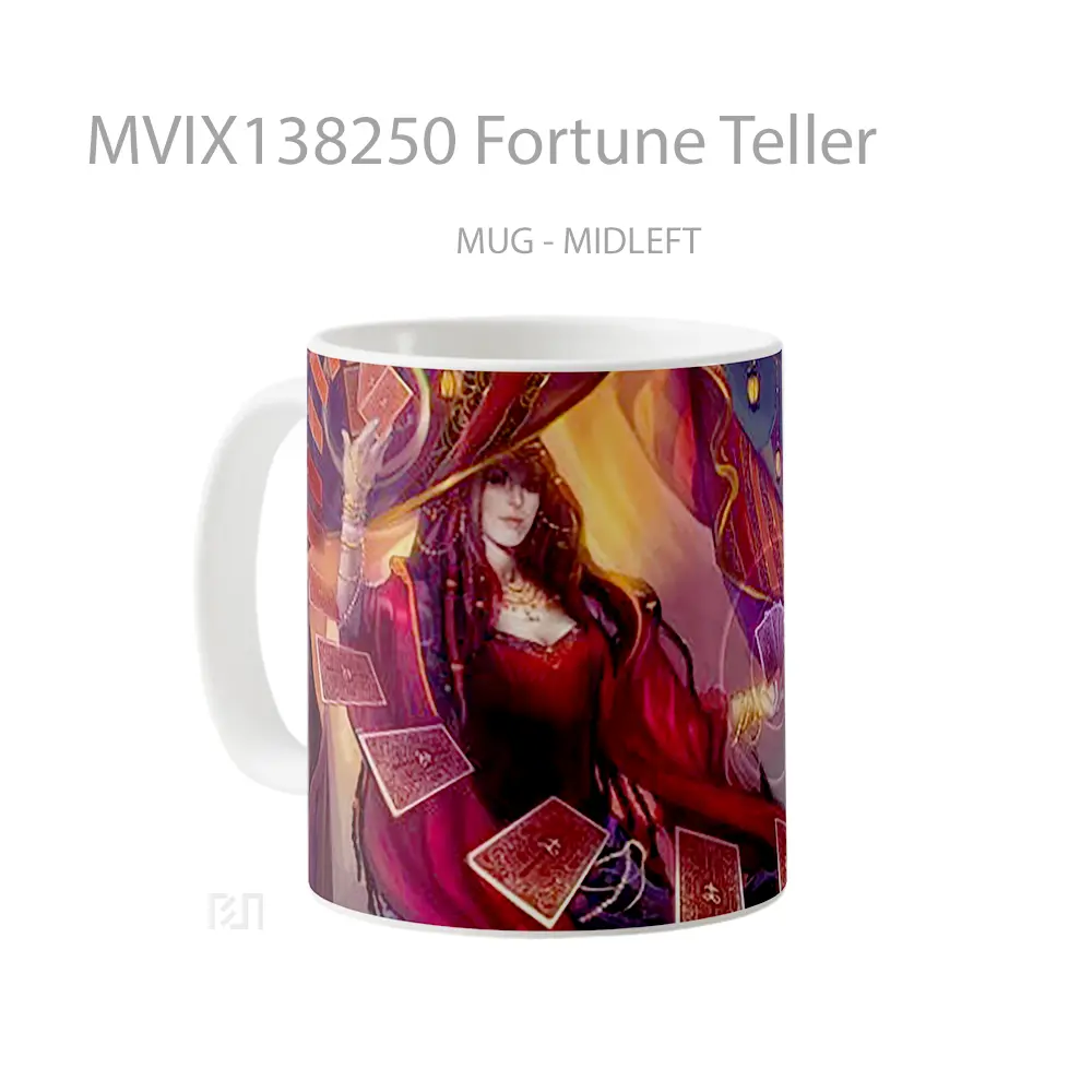 Mug Fortune Teller Gelas Keramik Unik - All-side / Desain
