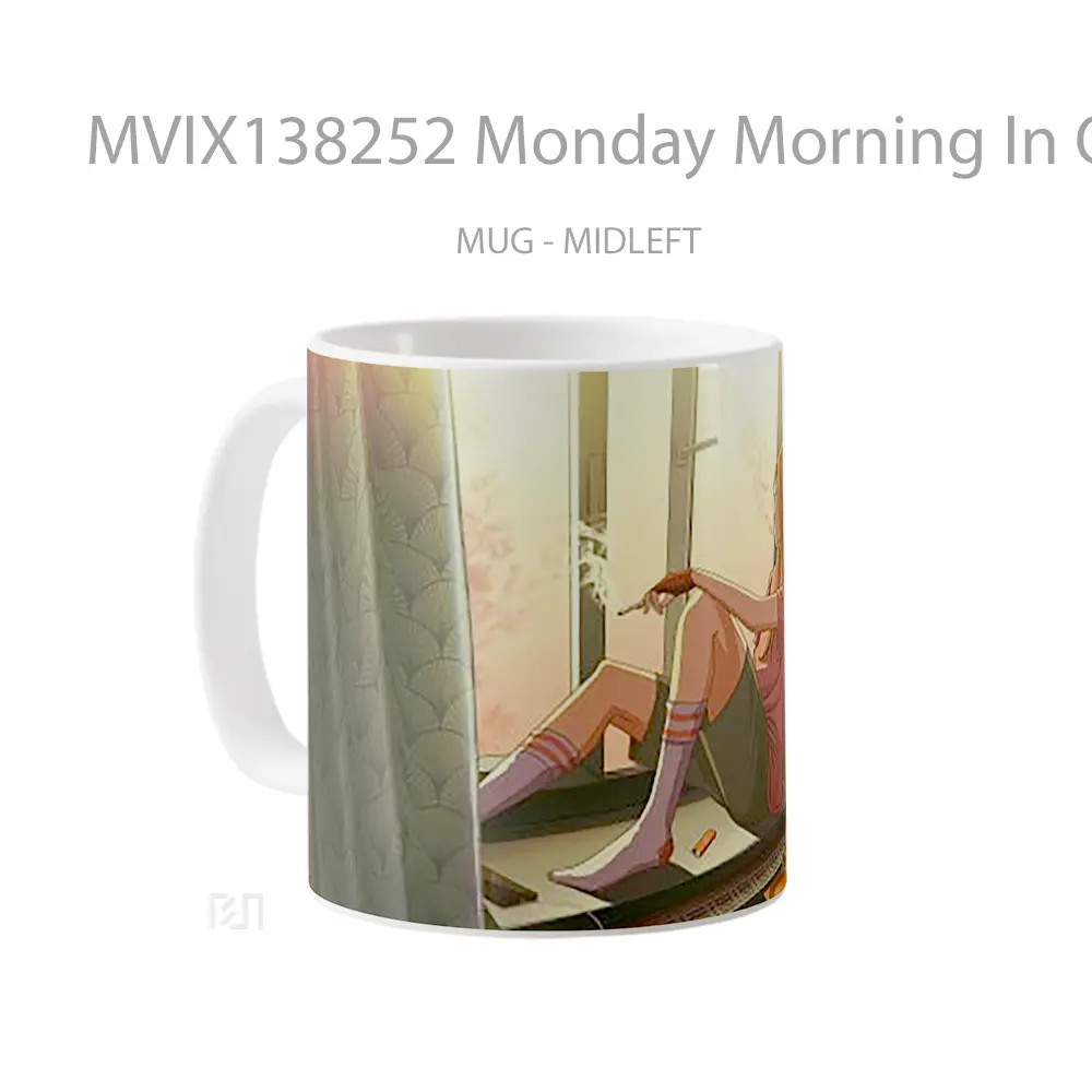 Mug Monday Morning In Quarantine 2020 Gelas Keramik Unik - All-side / Desain