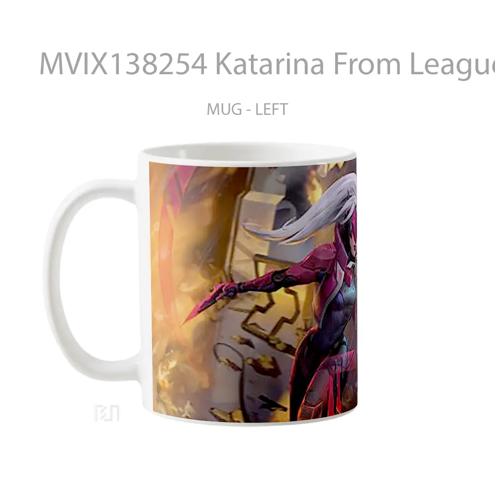 Mug Katarina From League Of Legends Game Cangkir Gamer - All-side / Desain
