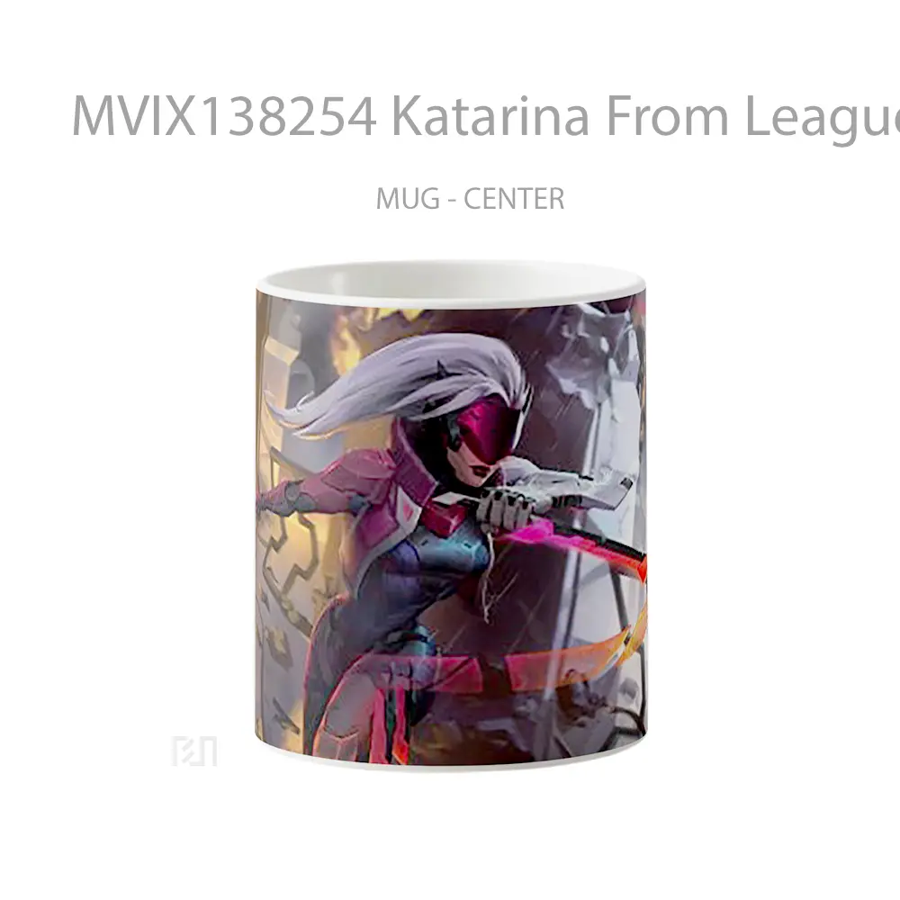Mug Katarina From League Of Legends Game Cangkir Gamer