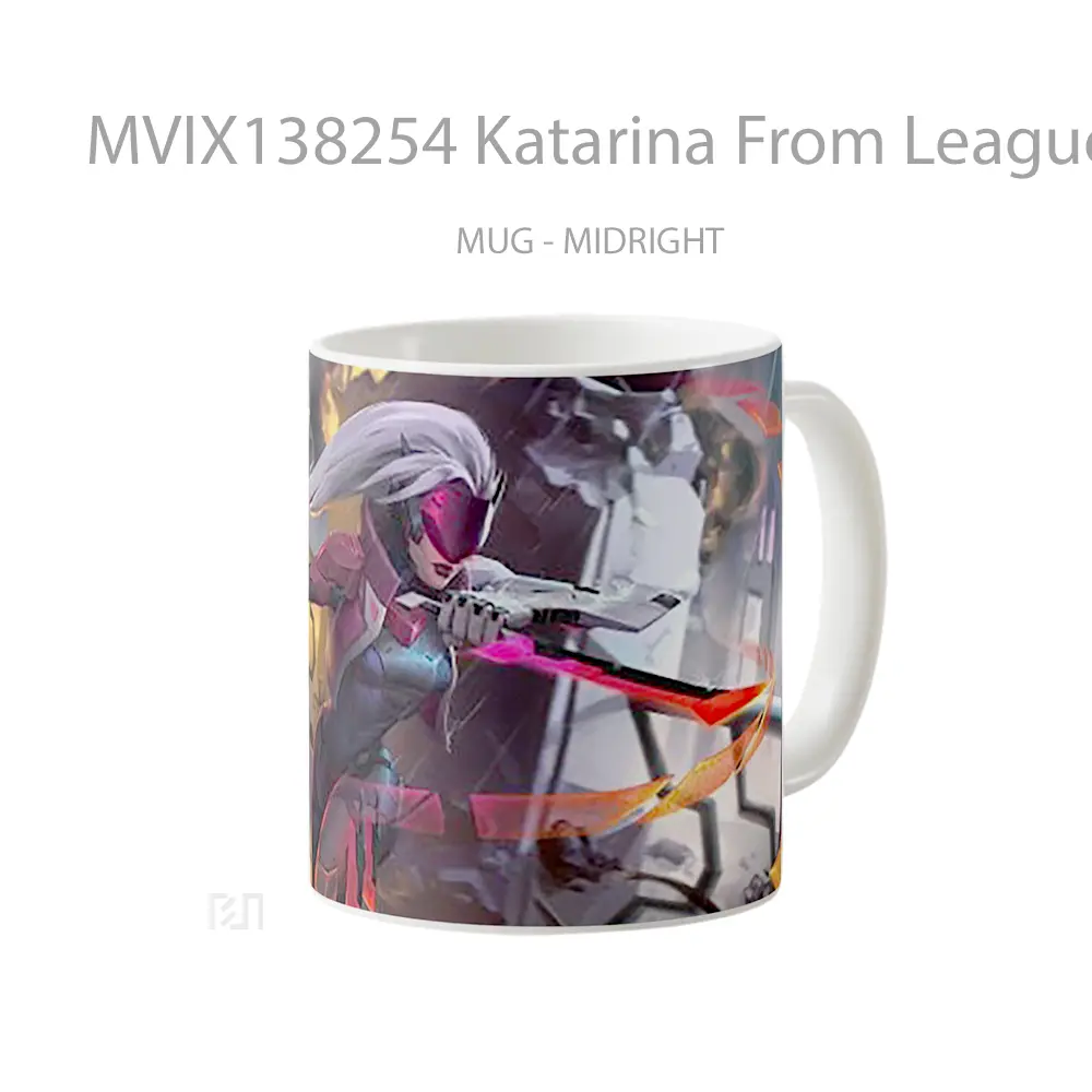 Mug Katarina From League Of Legends Game Cangkir Gamer - All-side / Desain