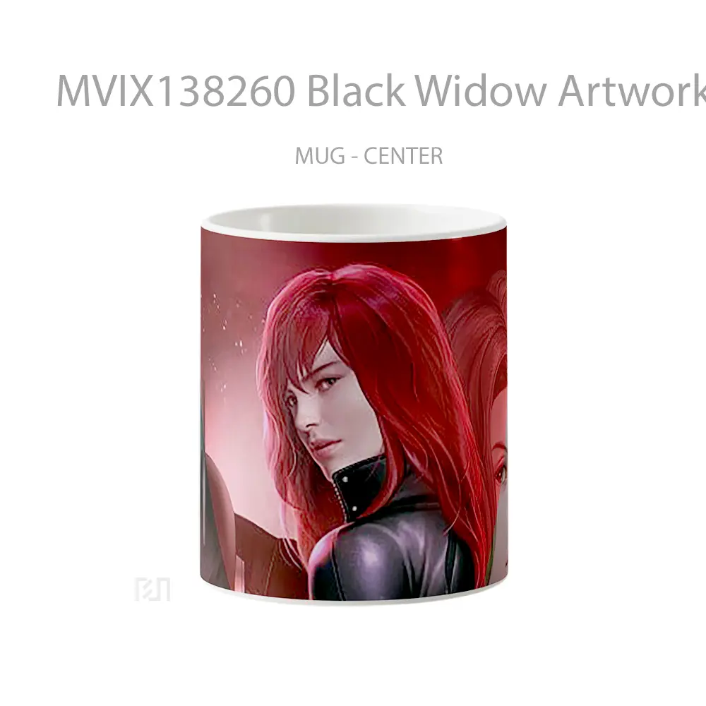 Mug Black Widow Artworks Gelas Superhero