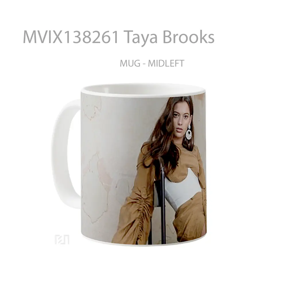 Mug Taya Brooks Gelas Keramik Unik - All-side / Desain