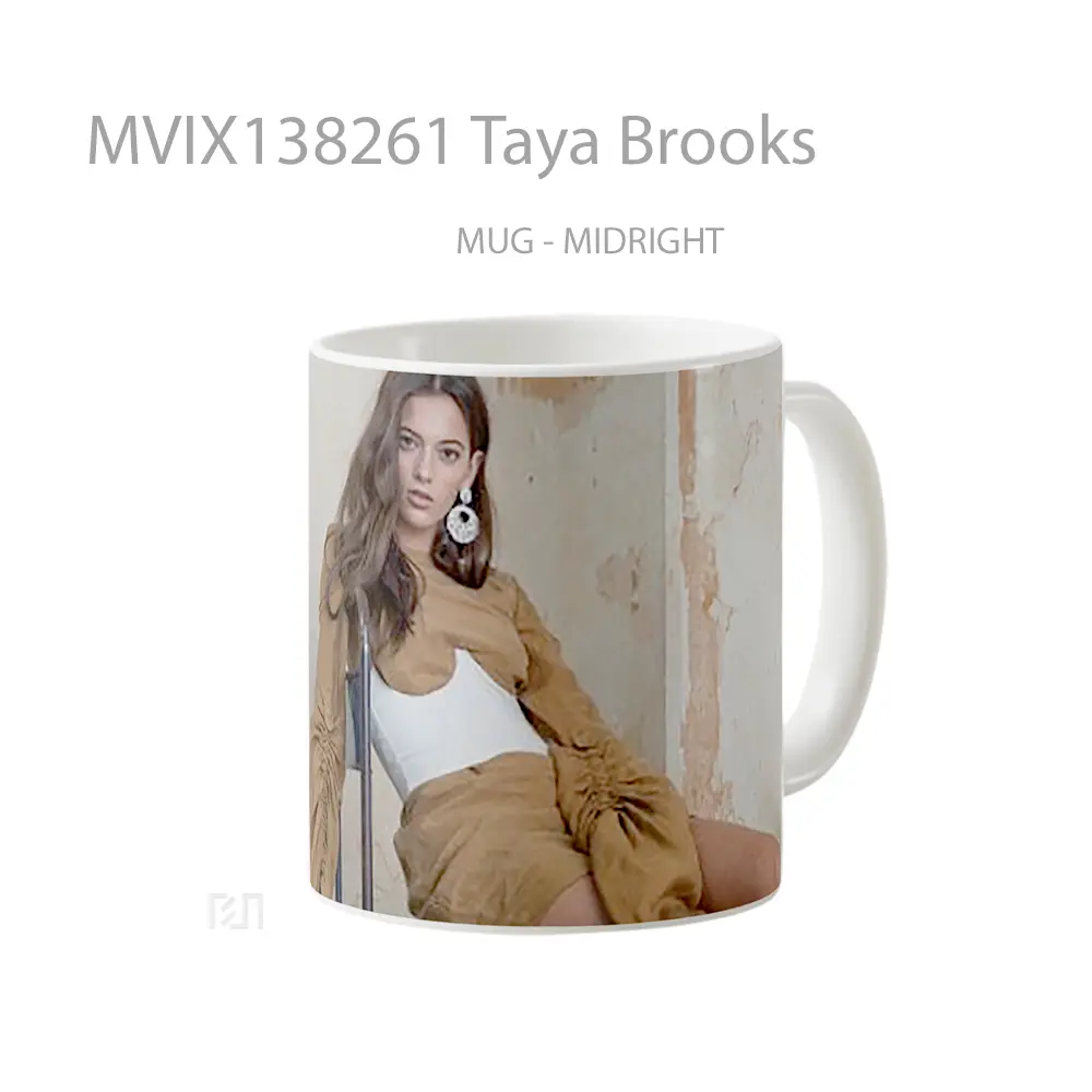 Mug Taya Brooks Gelas Keramik Unik - All-side / Desain