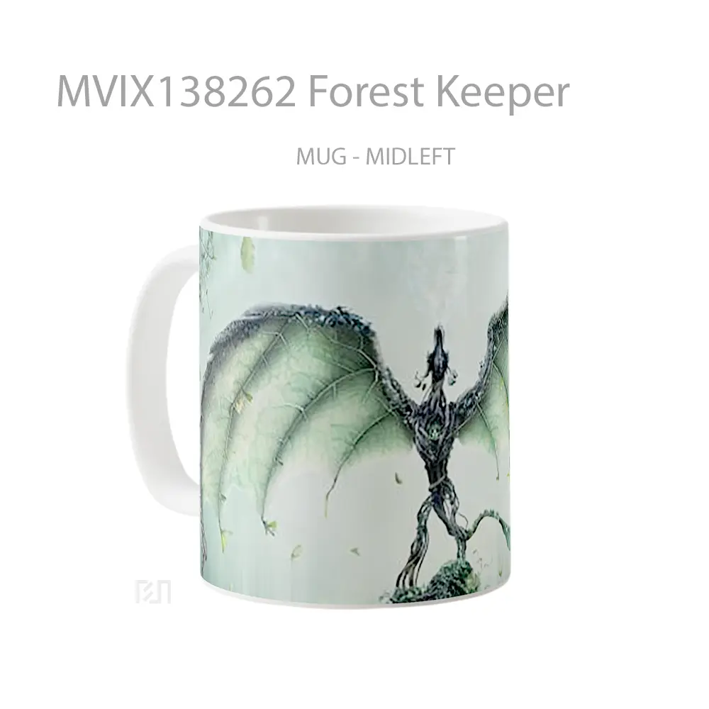 Mug Forest Keeper Gelas Pemandangan Alam - All-side / Desain