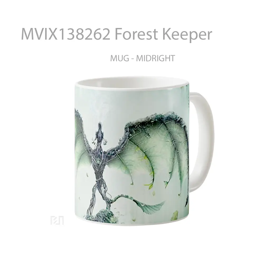 Mug Forest Keeper Gelas Pemandangan Alam - All-side / Desain