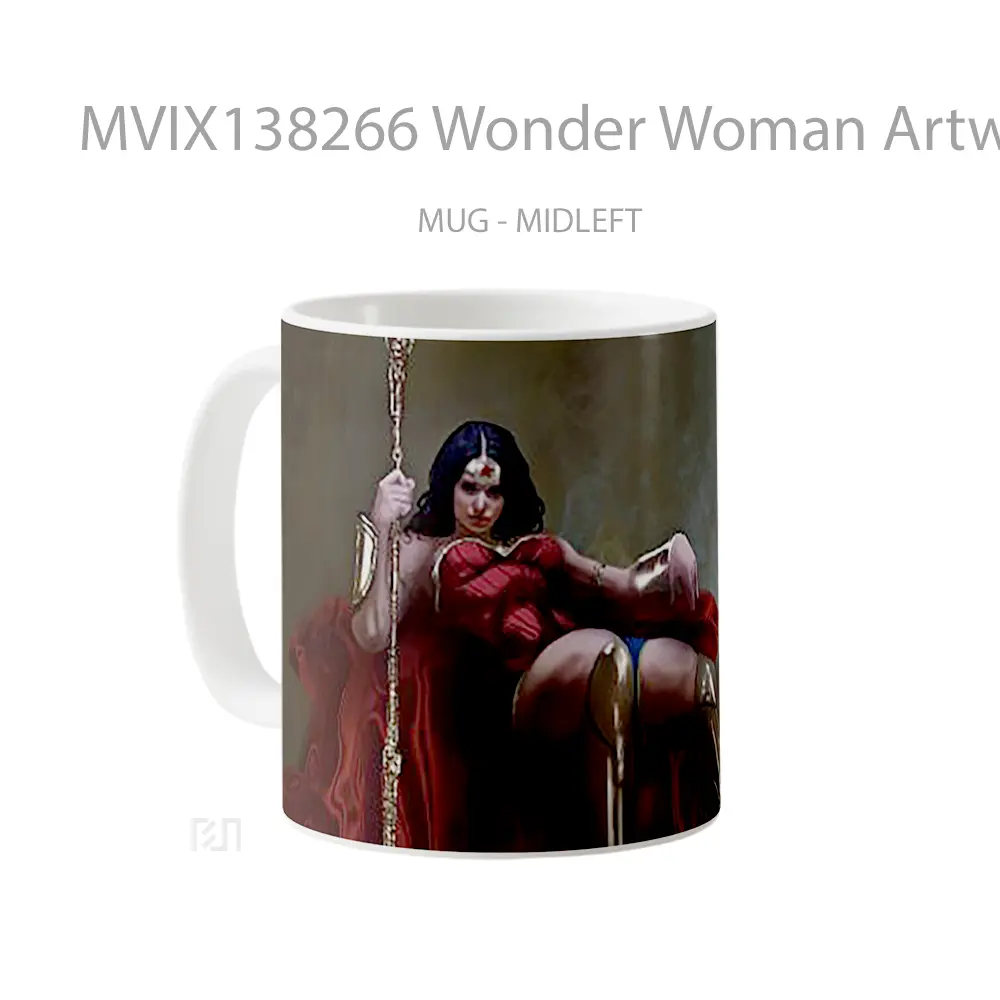 Mug Wonder Woman Artwork 2020 Gelas Superhero - All-side / Desain
