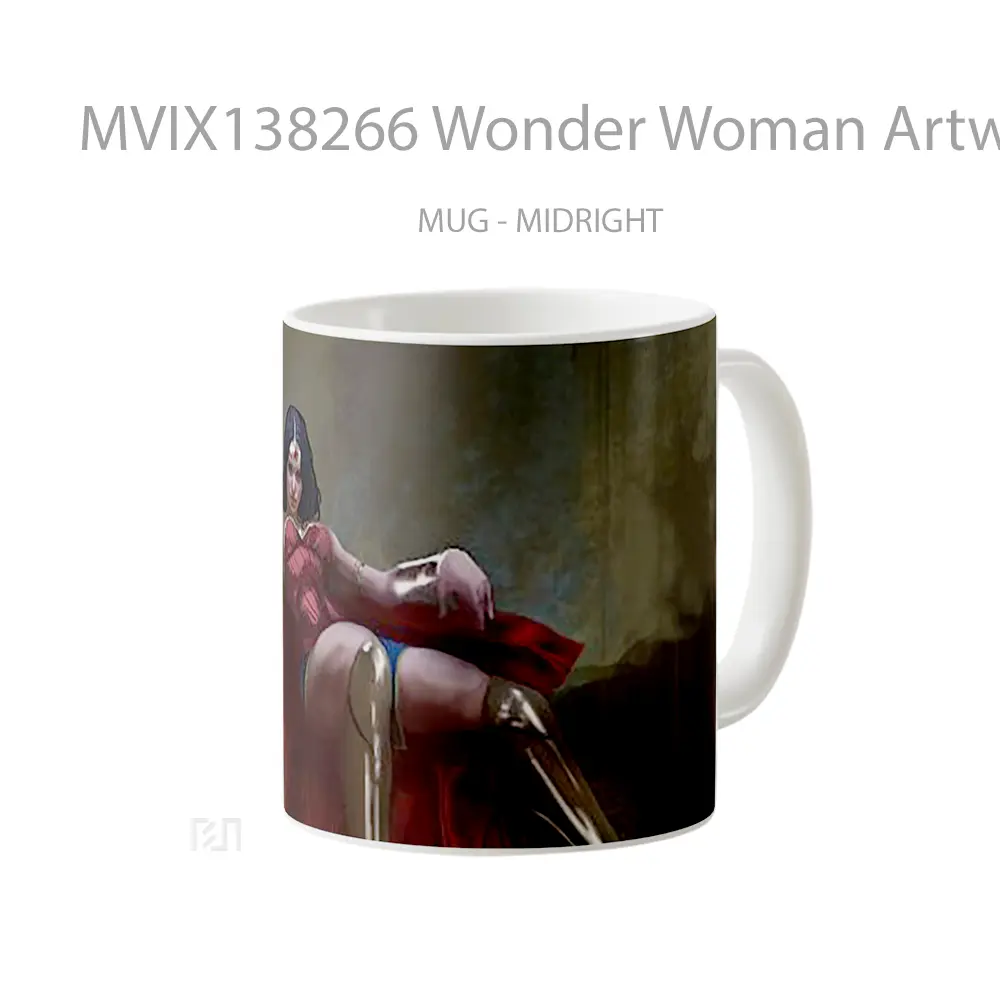 Mug Wonder Woman Artwork 2020 Gelas Superhero - All-side / Desain