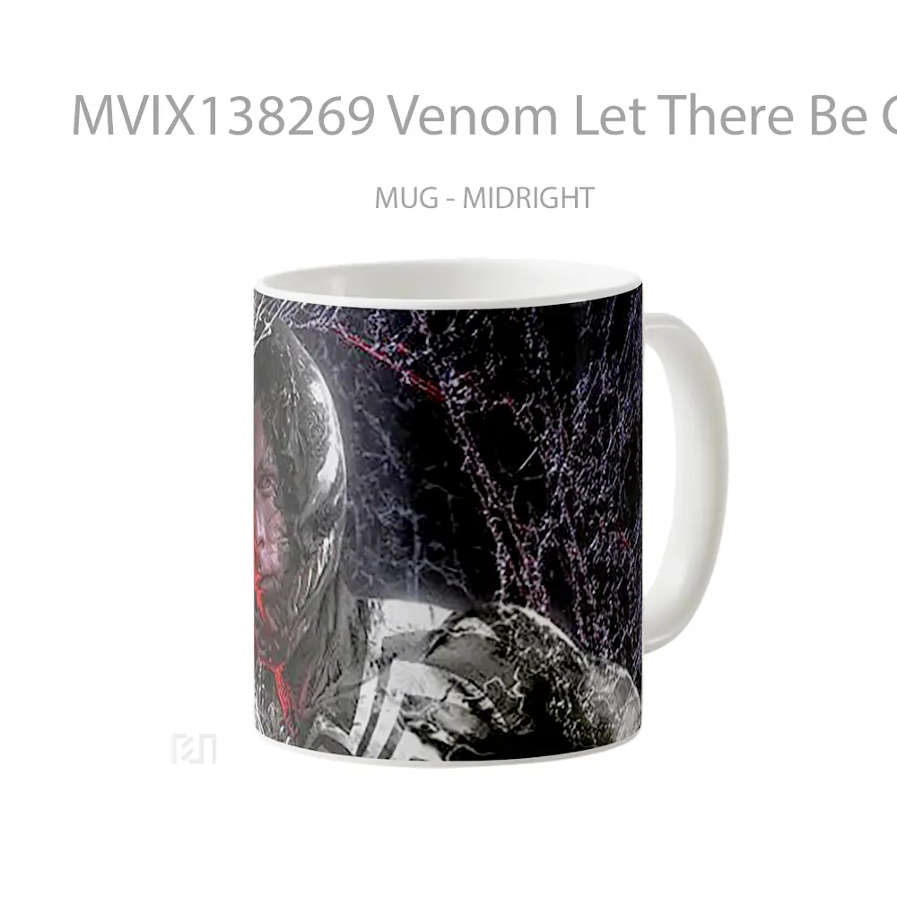 Mug Venom Let There Be Carnage Movie 2021 Gelas Superhero - All-side / Desain