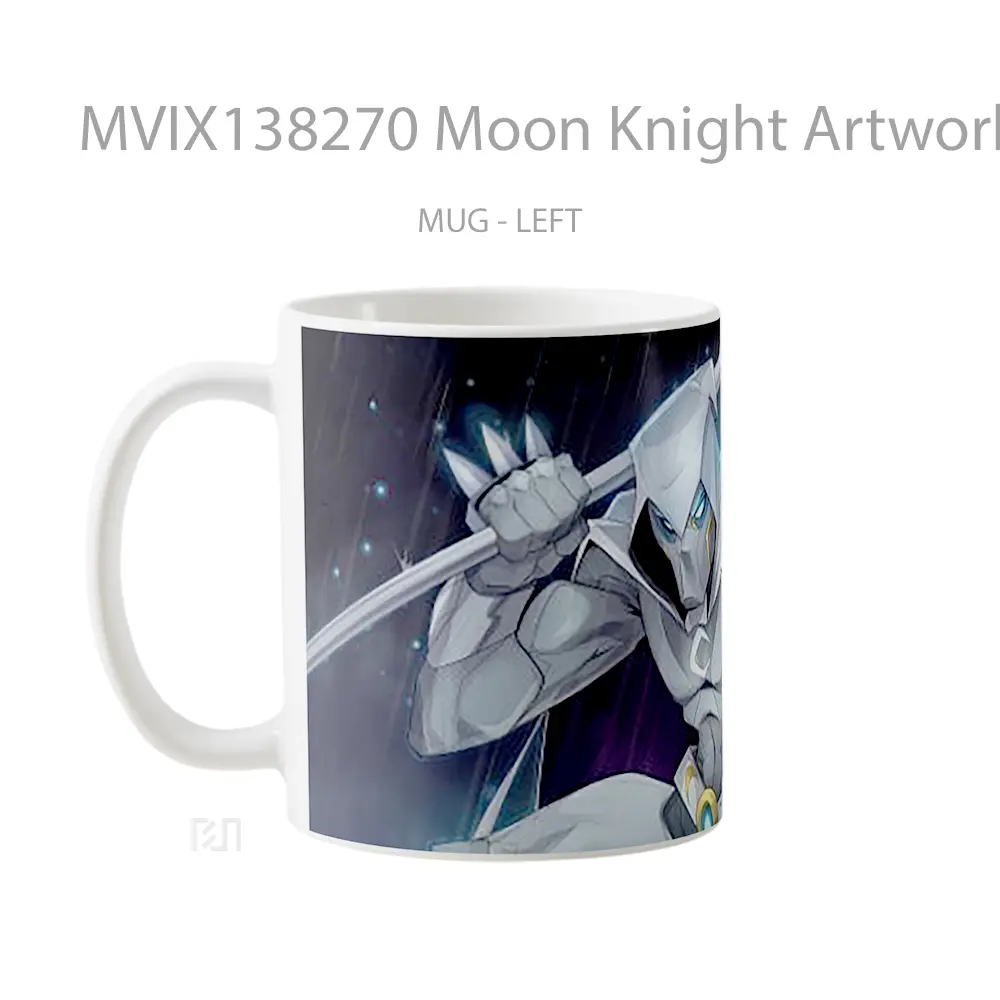 Mug Moon Knight Artwork Gelas Seni Modern - All-side / Desain