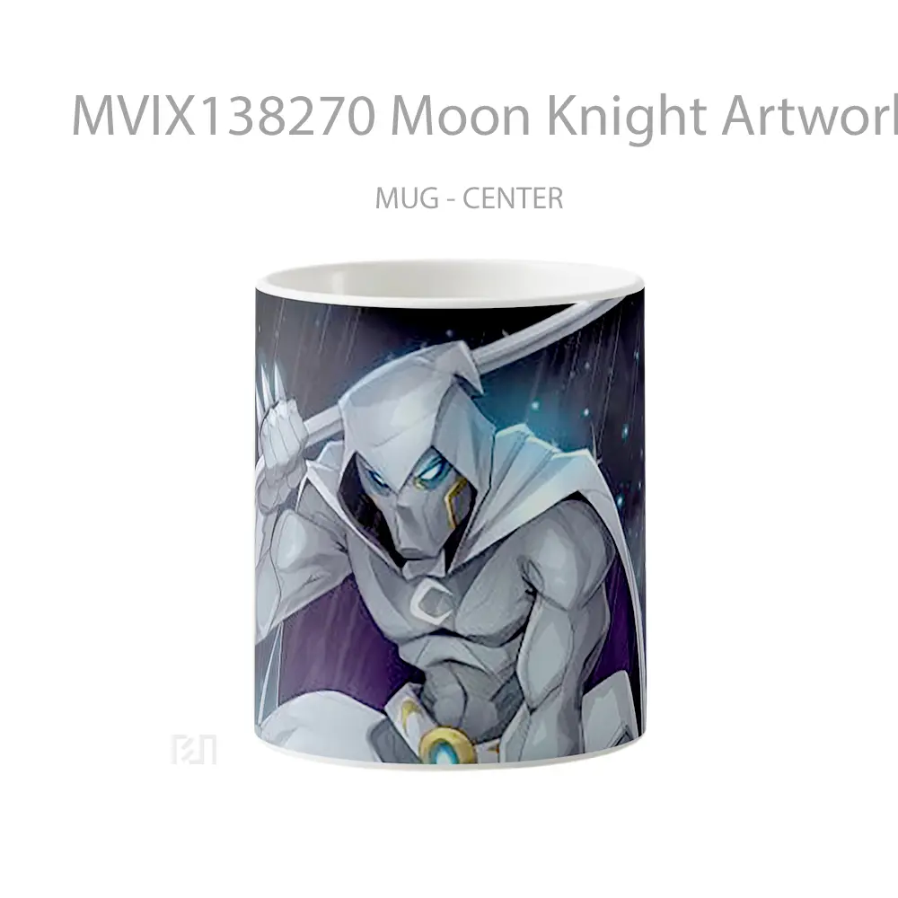 Mug Moon Knight Artwork Gelas Seni Modern