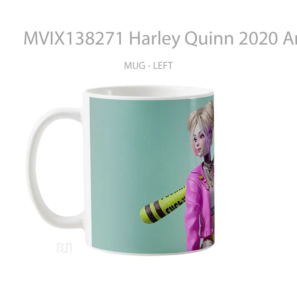 Mug Harley Quinn 2020 Artwork Gelas Seni Modern - All-side / Desain