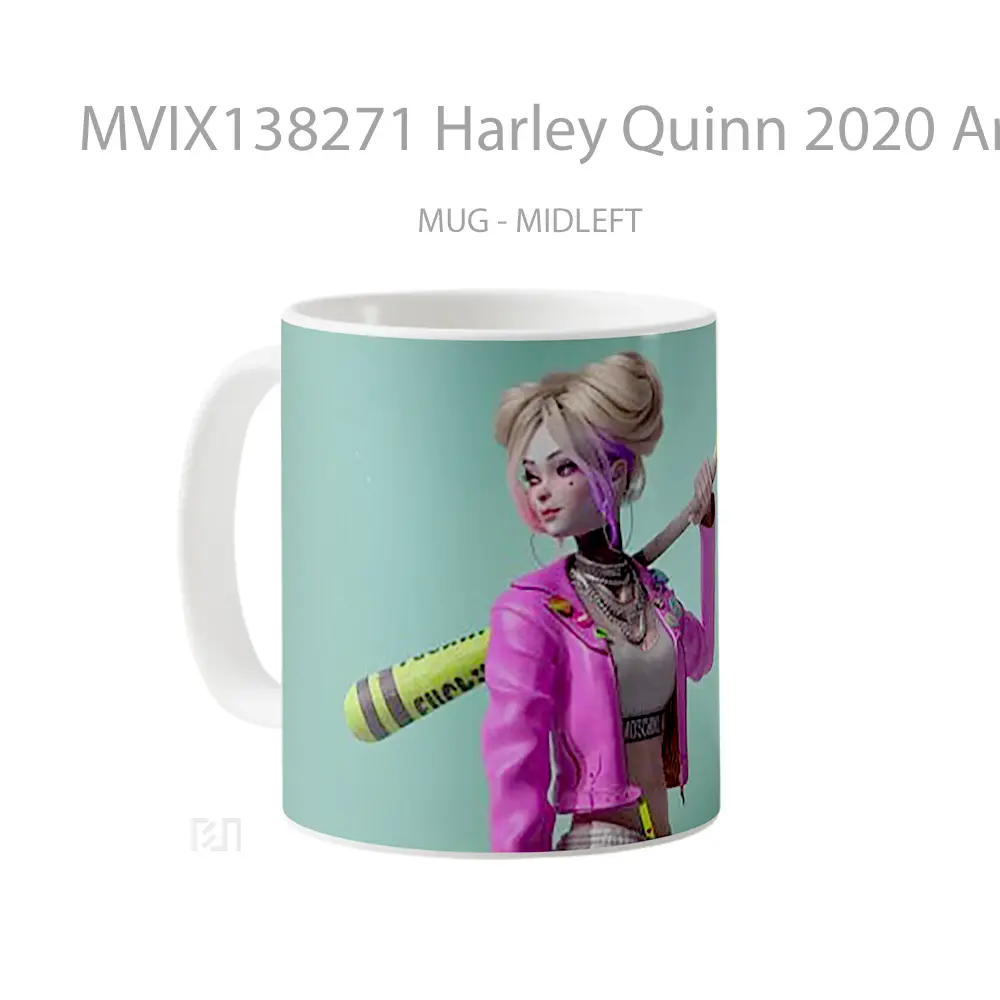 Mug Harley Quinn 2020 Artwork Gelas Seni Modern - All-side / Desain