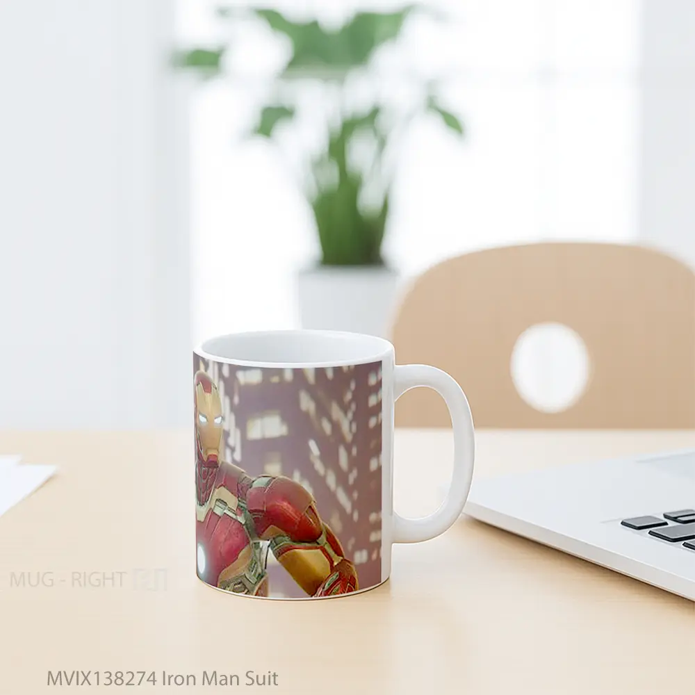 Mug Iron Man Suit Gelas Superhero - All-side / Desain