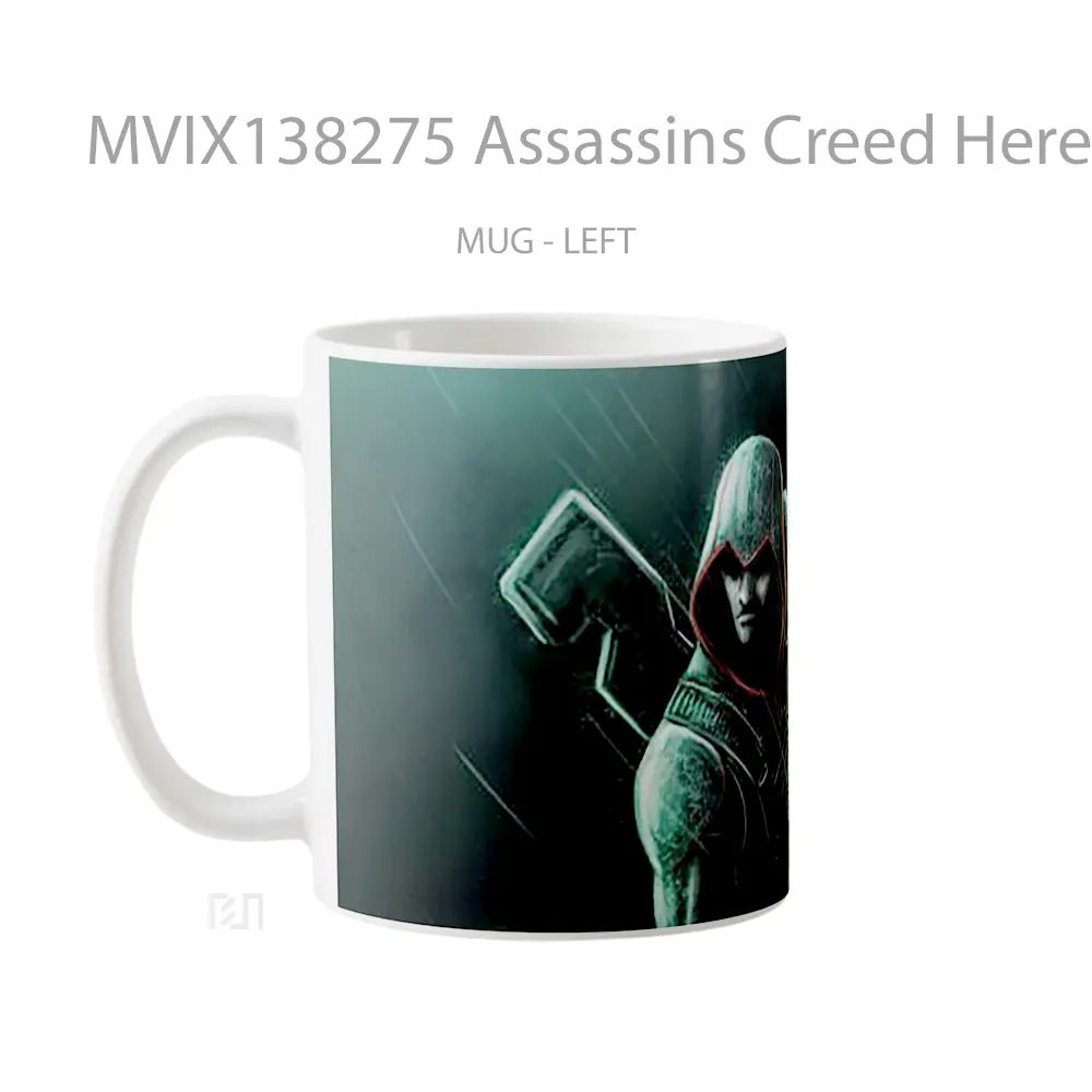 Mug Assassins Creed Hereafter Cangkir Gamer - All-side / Desain