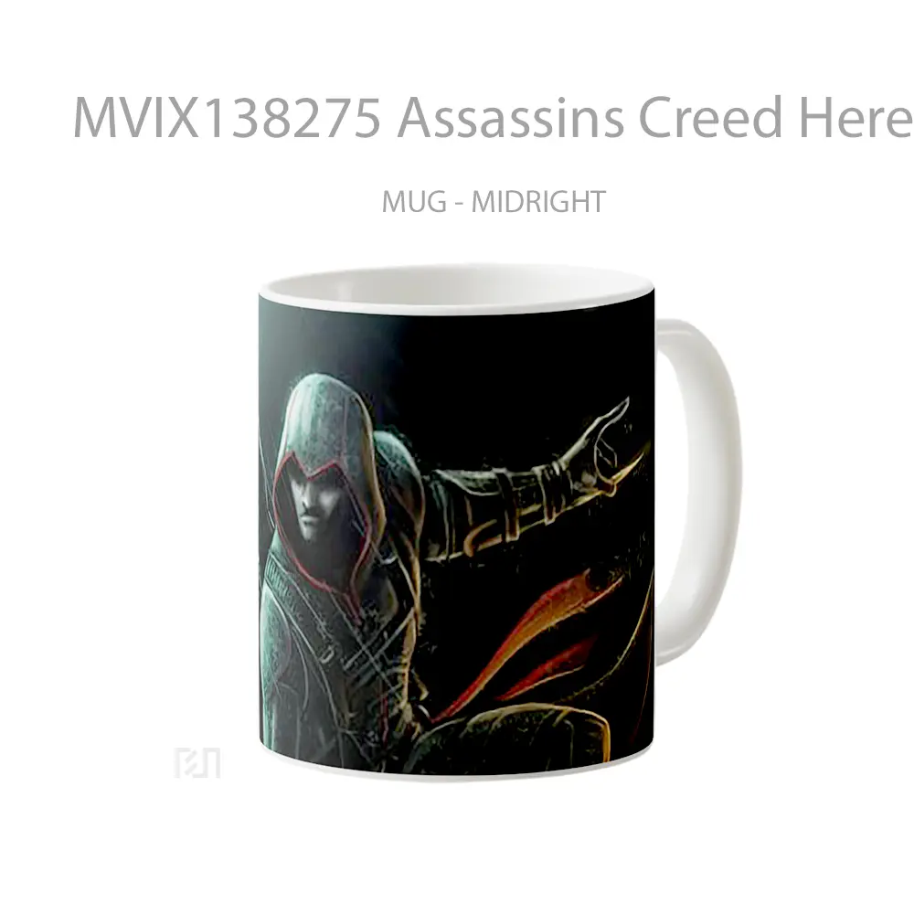 Mug Assassins Creed Hereafter Cangkir Gamer - All-side / Desain