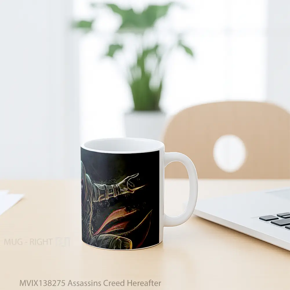 Mug Assassins Creed Hereafter Cangkir Gamer - All-side / Desain