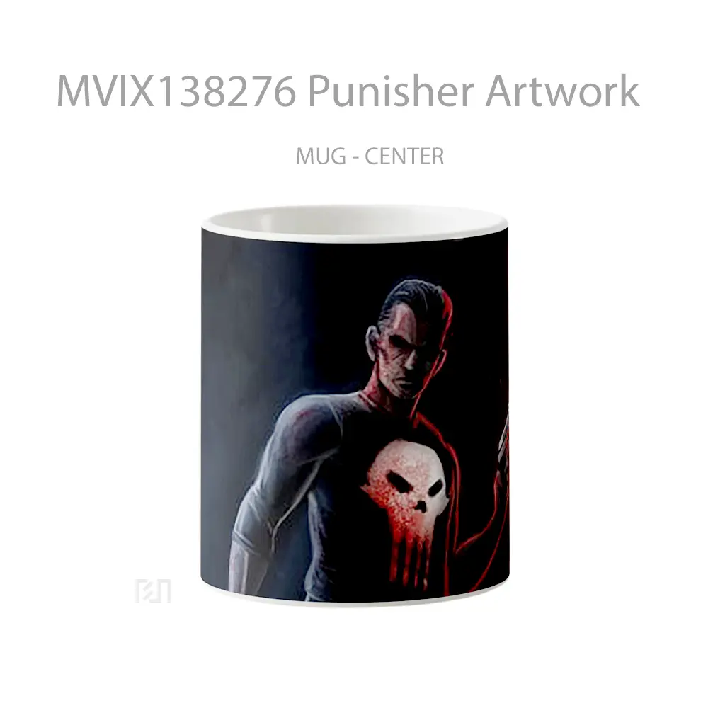 Mug Punisher Artwork Gelas Superhero