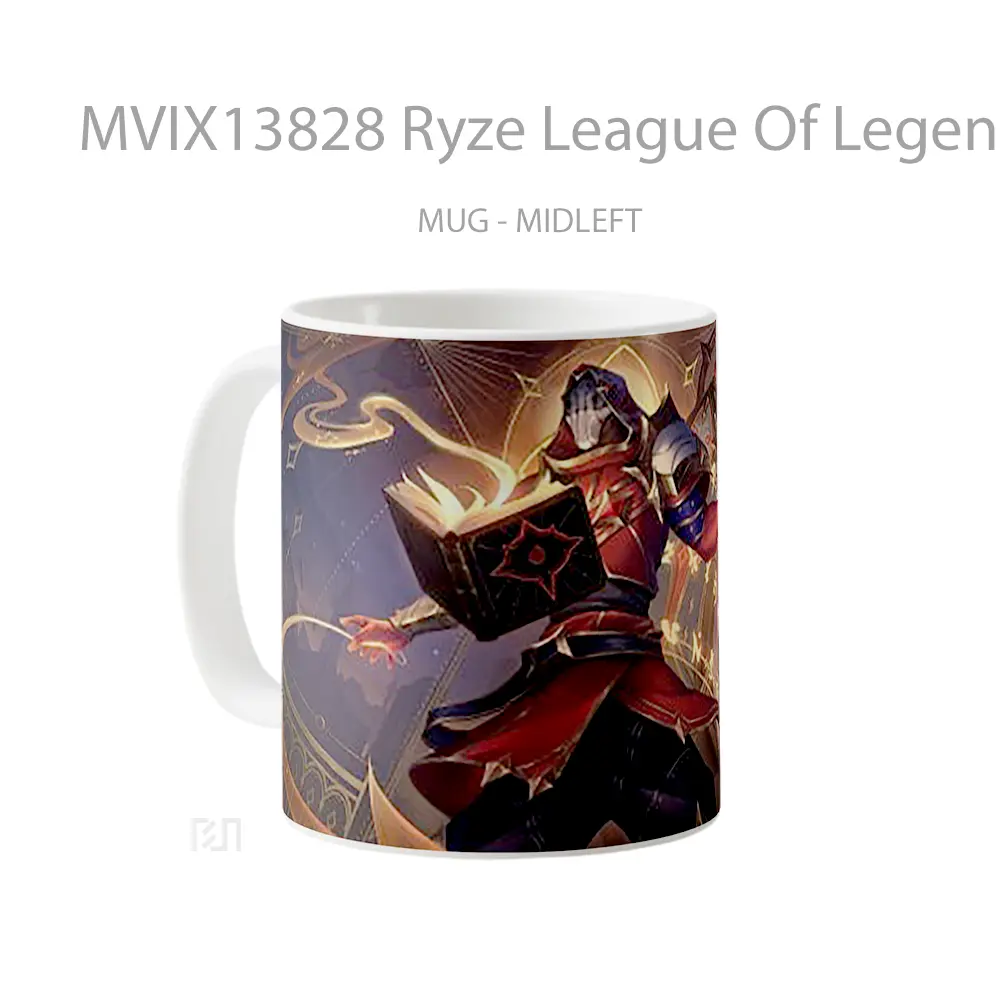 Mug Ryze League Of Legends Cangkir Gamer - All-side / Desain