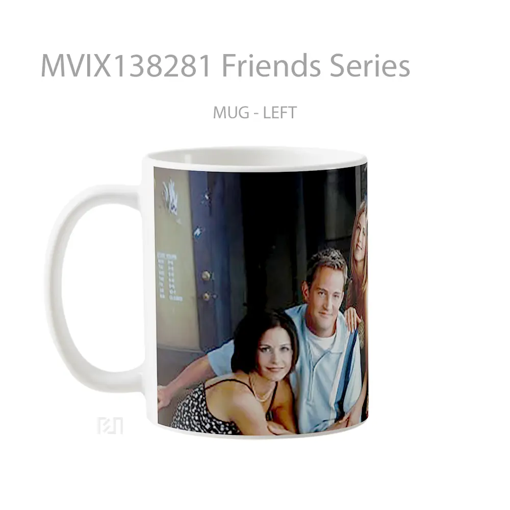 Mug Friends Series Gelas Keramik Unik - All-side / Desain