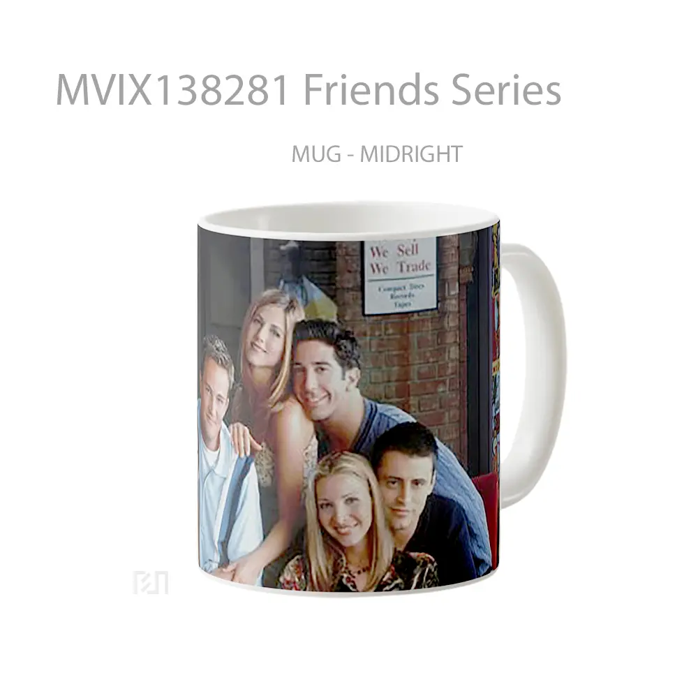 Mug Friends Series Gelas Keramik Unik - All-side / Desain