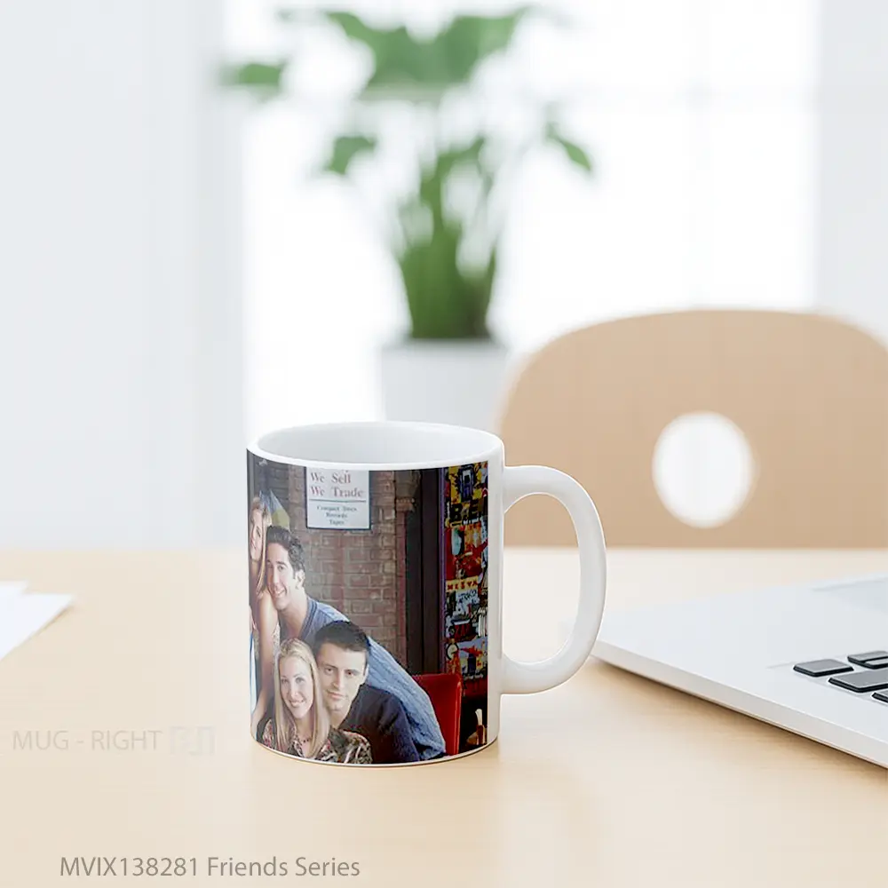 Mug Friends Series Gelas Keramik Unik - All-side / Desain