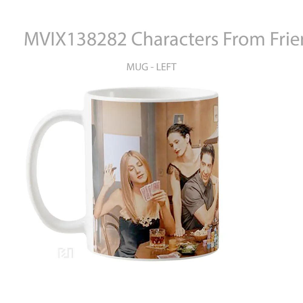 Mug Characters From Friends Gelas Keramik Unik - All-side / Desain