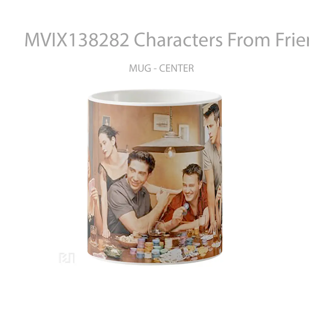 Mug Characters From Friends Gelas Keramik Unik