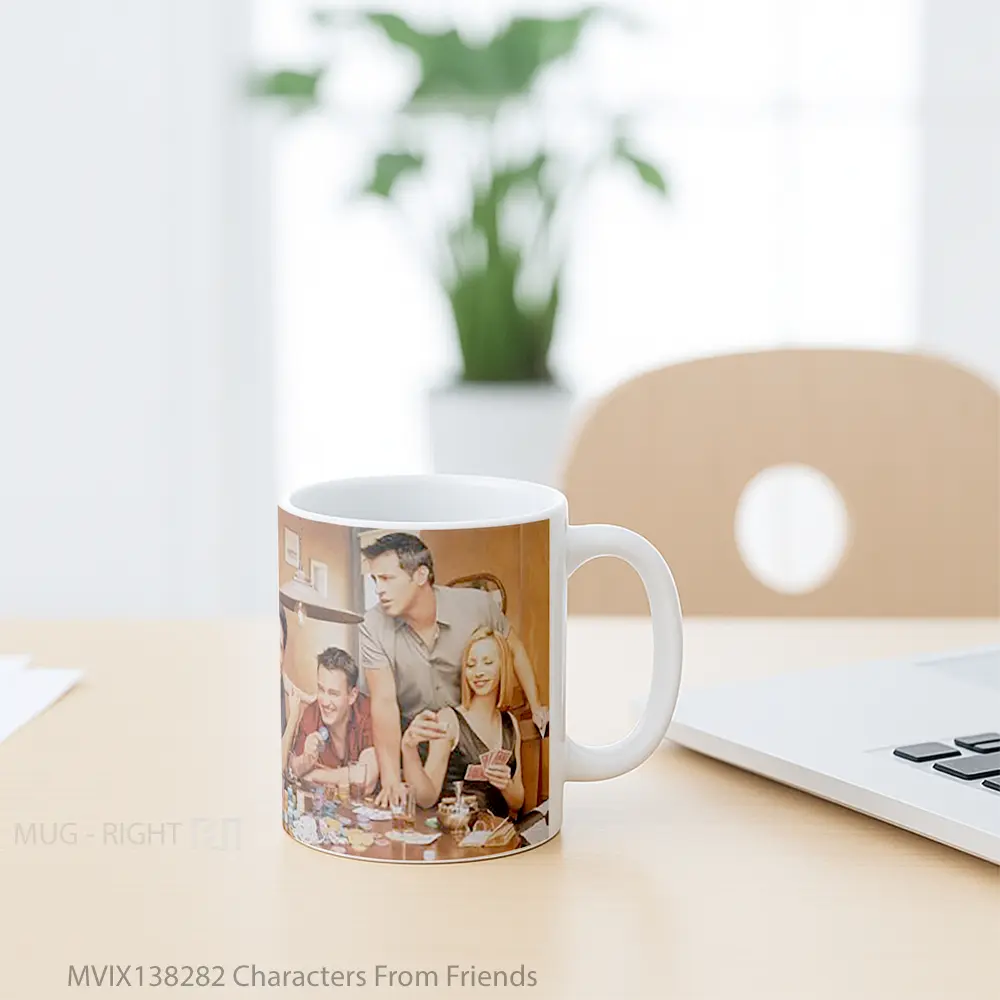 Mug Characters From Friends Gelas Keramik Unik - All-side / Desain