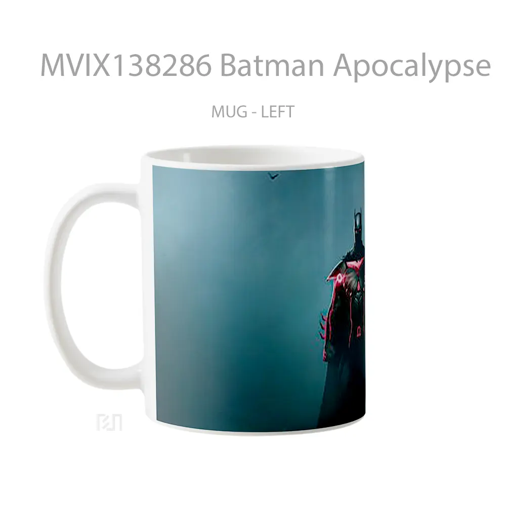Mug Batman Apocalypse Gelas Superhero - All-side / Desain