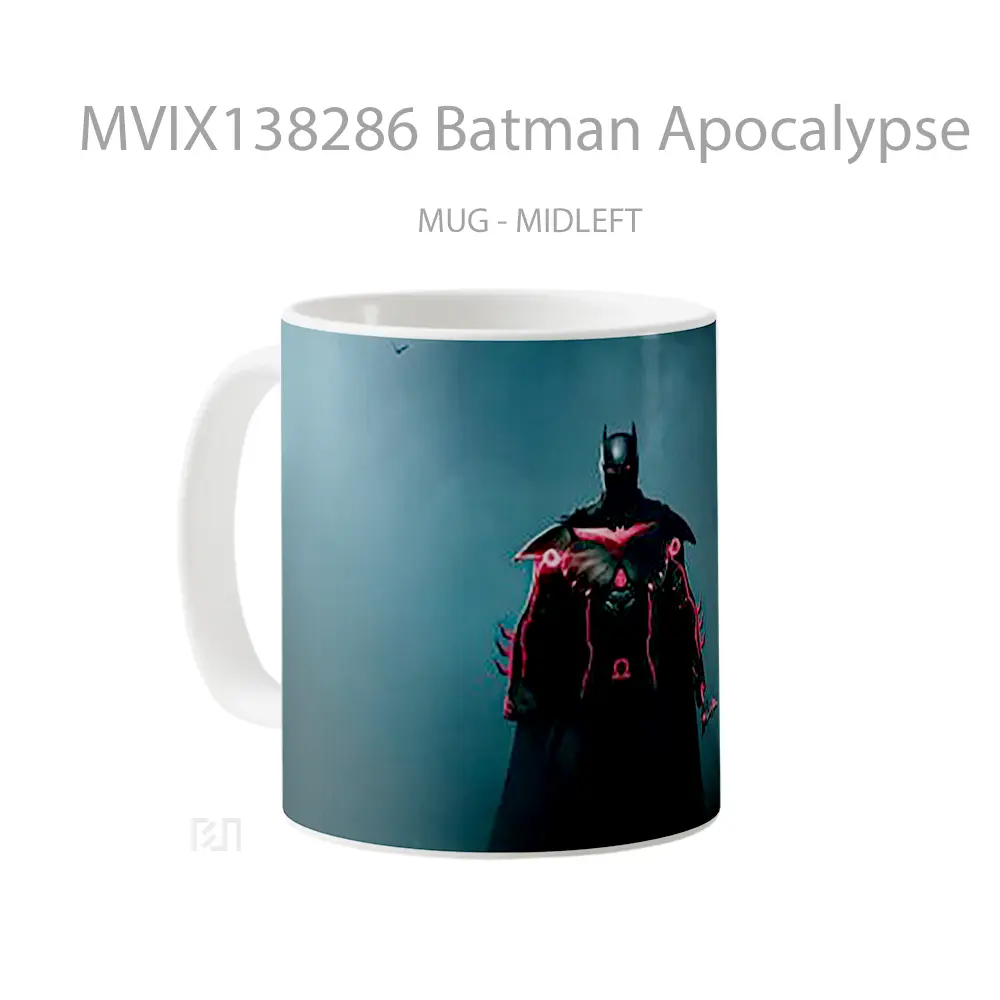 Mug Batman Apocalypse Gelas Superhero - All-side / Desain