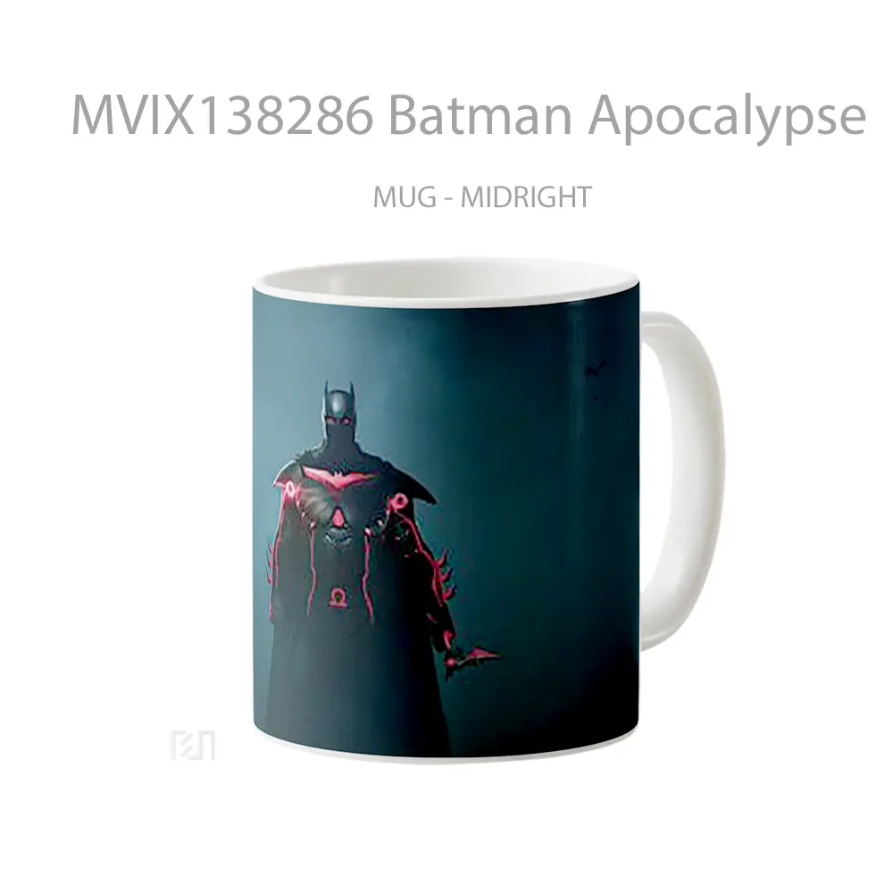 Mug Batman Apocalypse Gelas Superhero - All-side / Desain