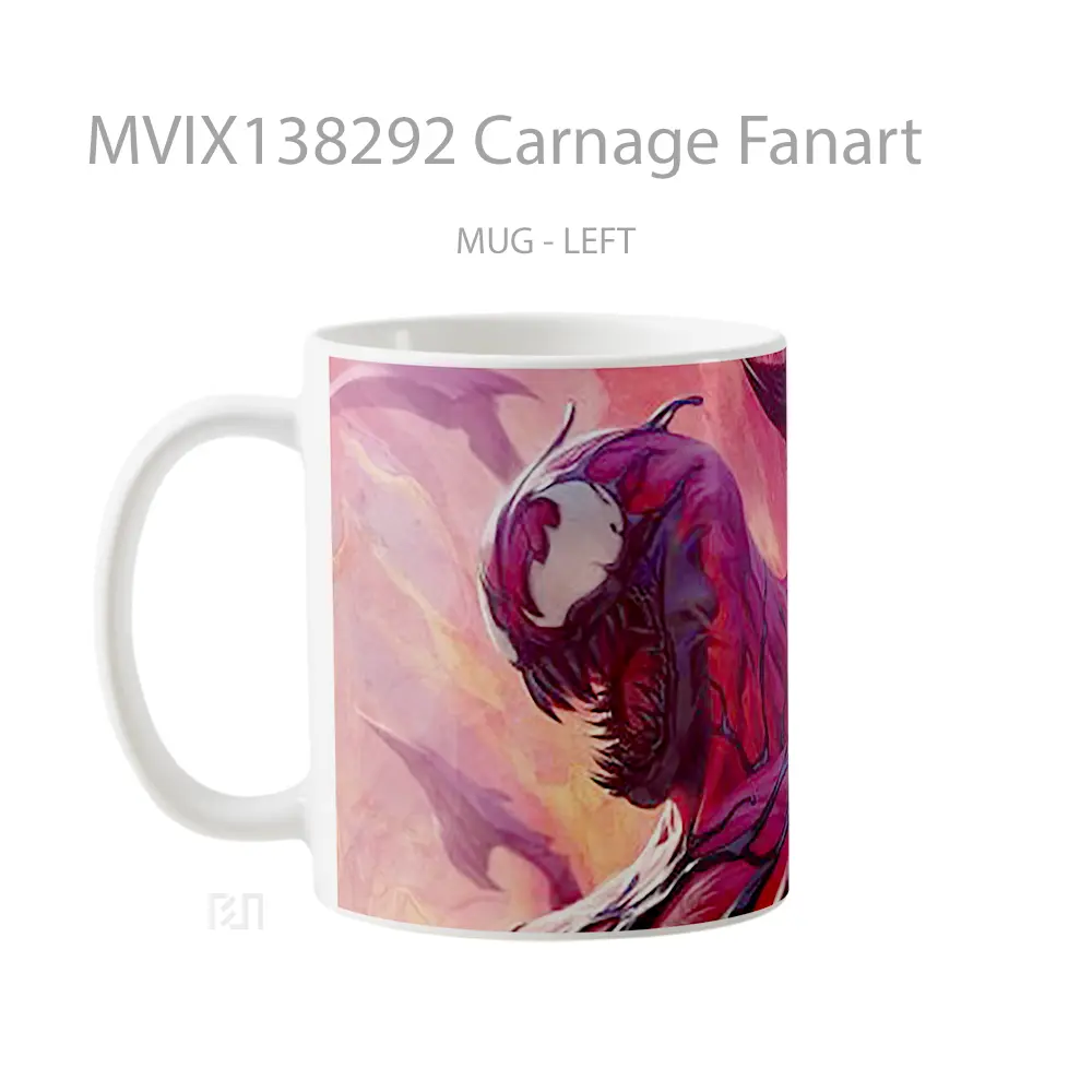 Mug Carnage Fanart Gelas Keramik Unik - All-side / Desain