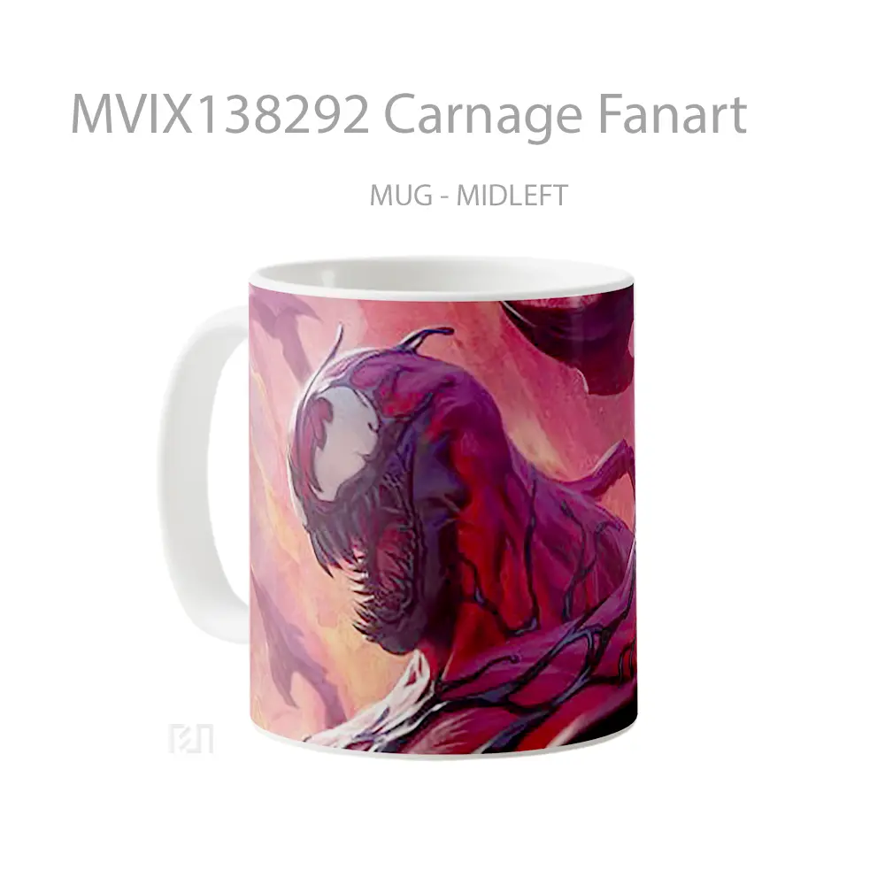 Mug Carnage Fanart Gelas Keramik Unik - All-side / Desain