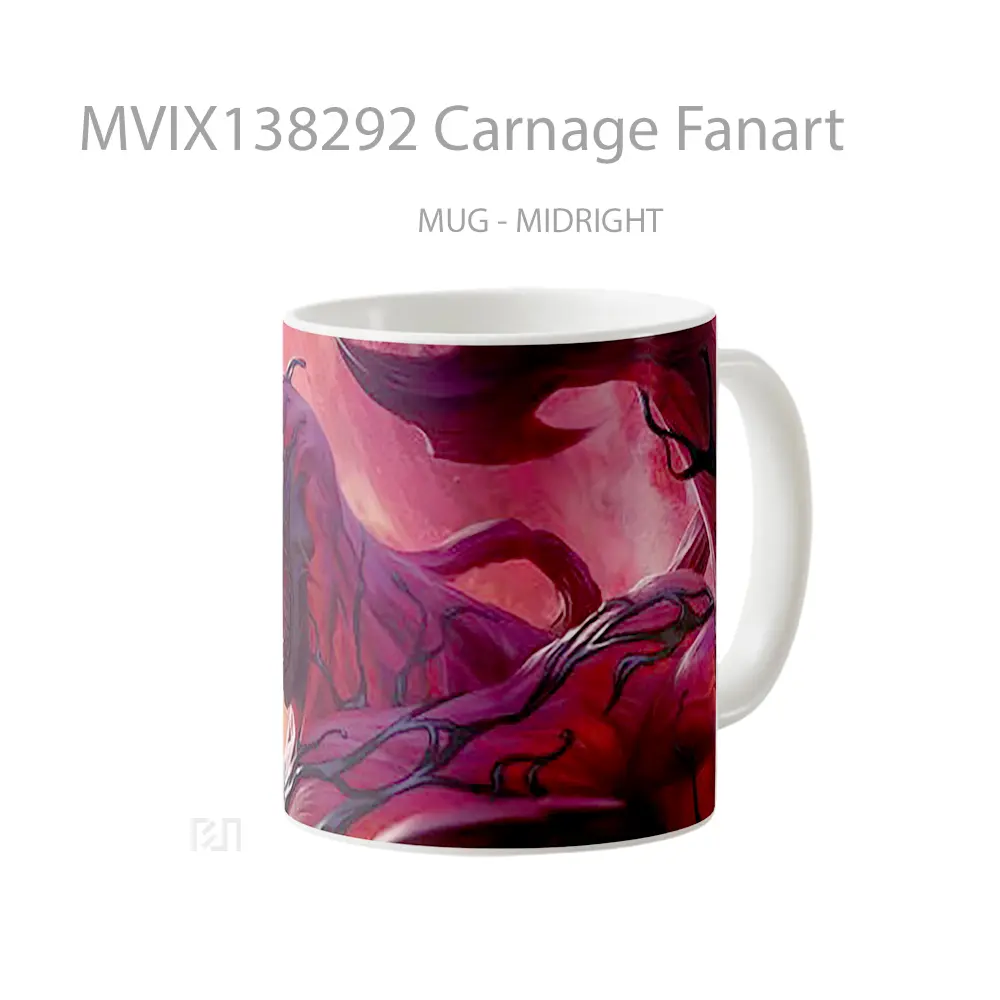 Mug Carnage Fanart Gelas Keramik Unik - All-side / Desain