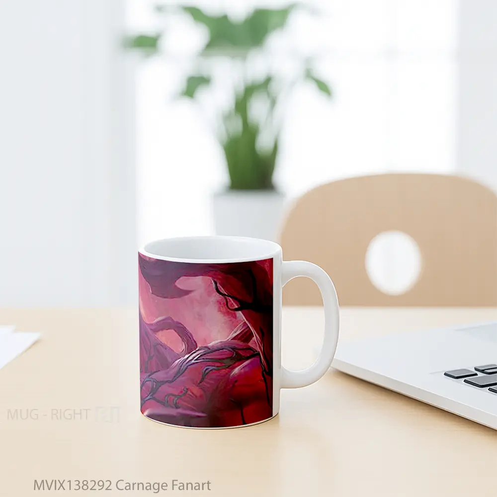 Mug Carnage Fanart Gelas Keramik Unik - All-side / Desain