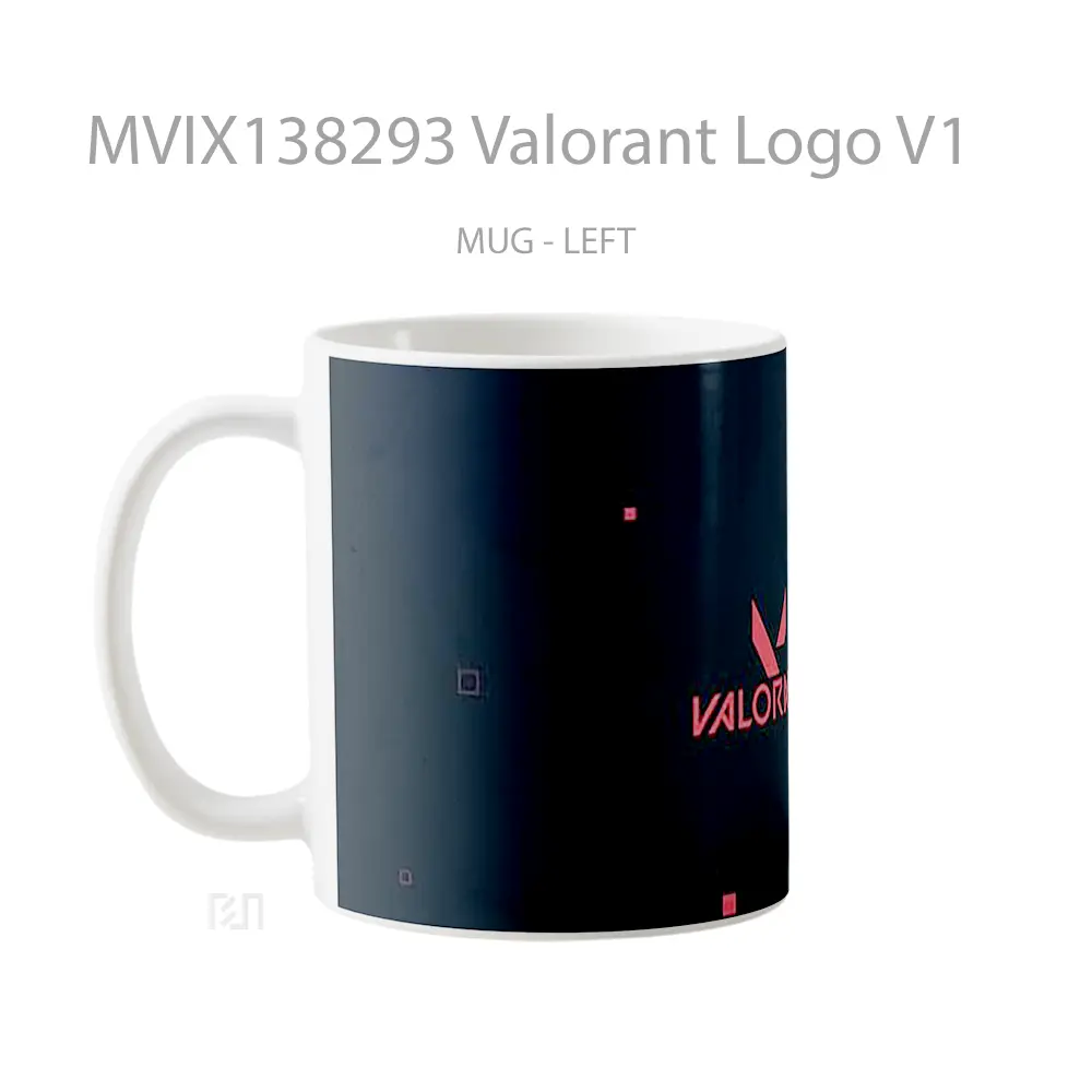 Mug Valorant Logo V1 Cangkir Gamer - All-side / Desain