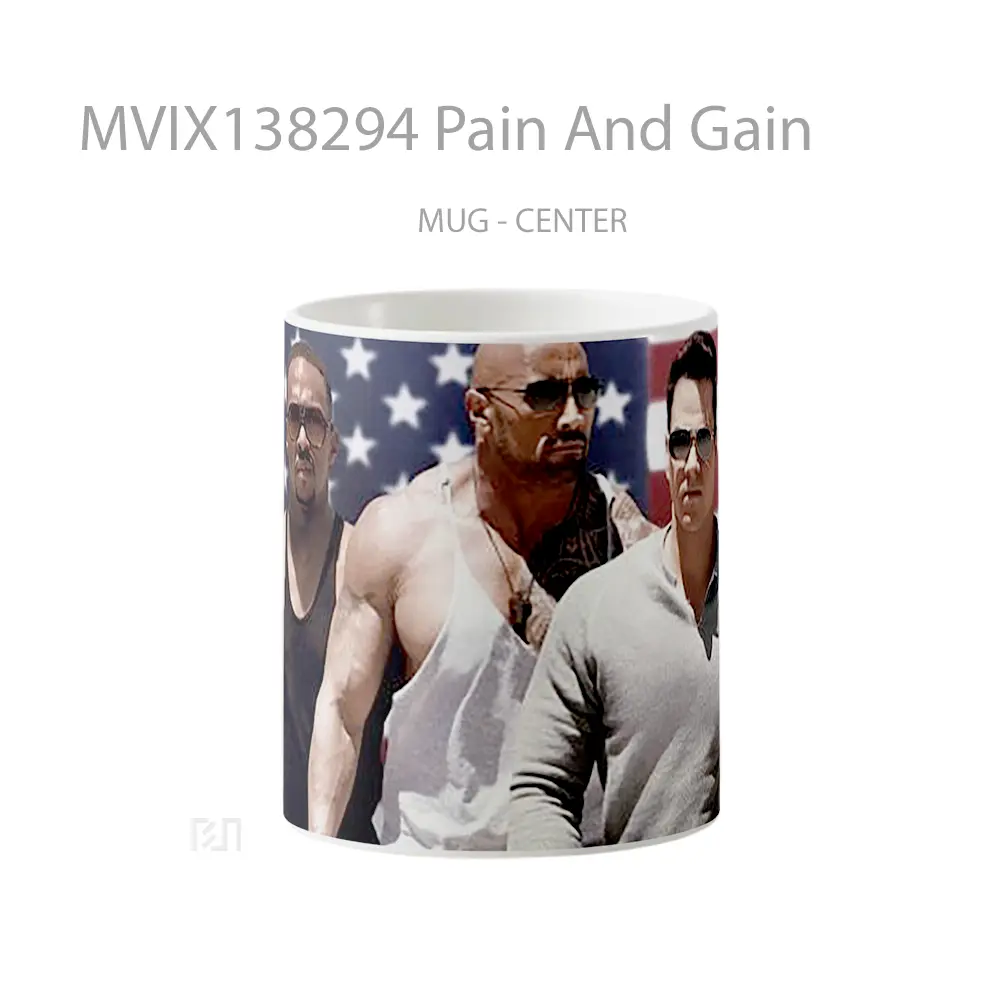 Mug Pain And Gain Gelas Keramik Unik