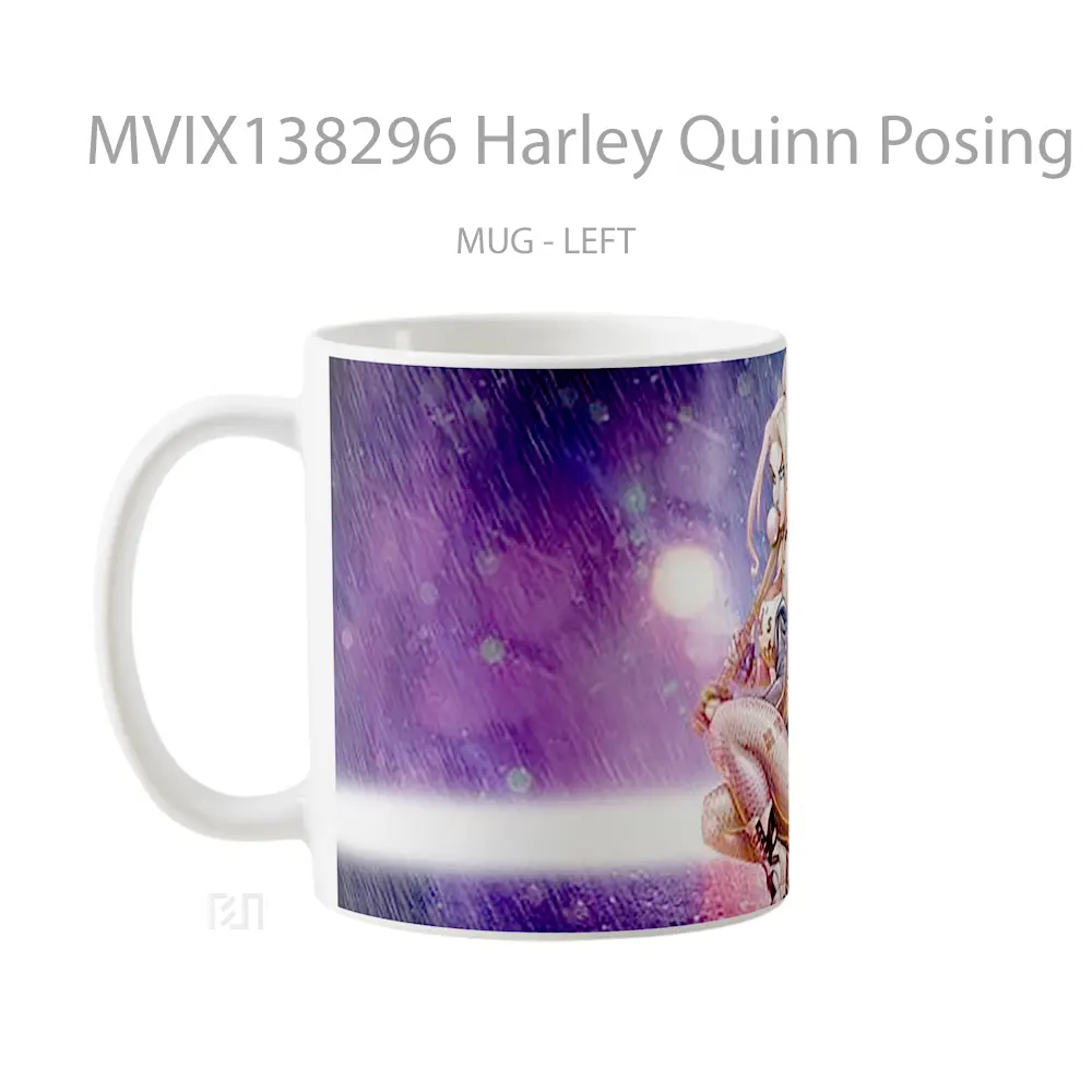 Mug Harley Quinn Posing Gelas Keramik Unik - All-side / Desain