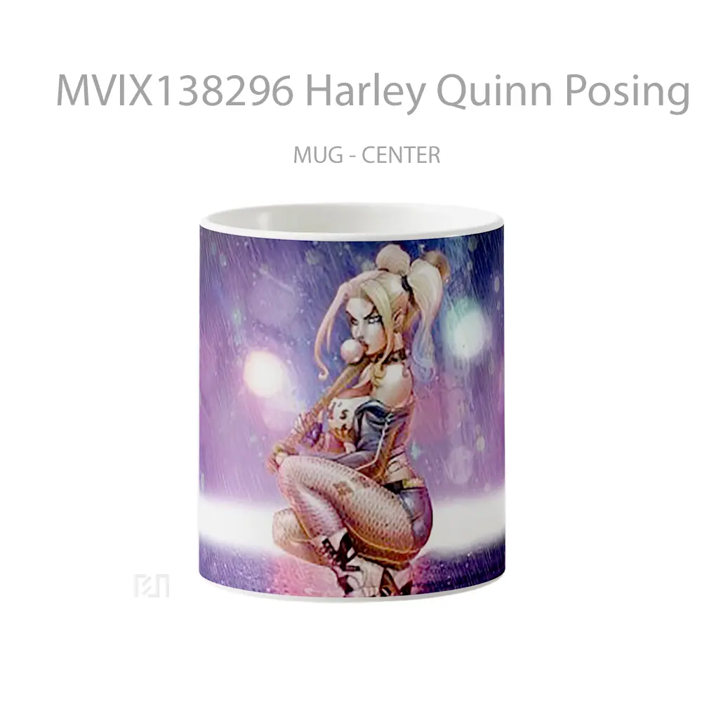 Mug Harley Quinn Posing Gelas Keramik Unik