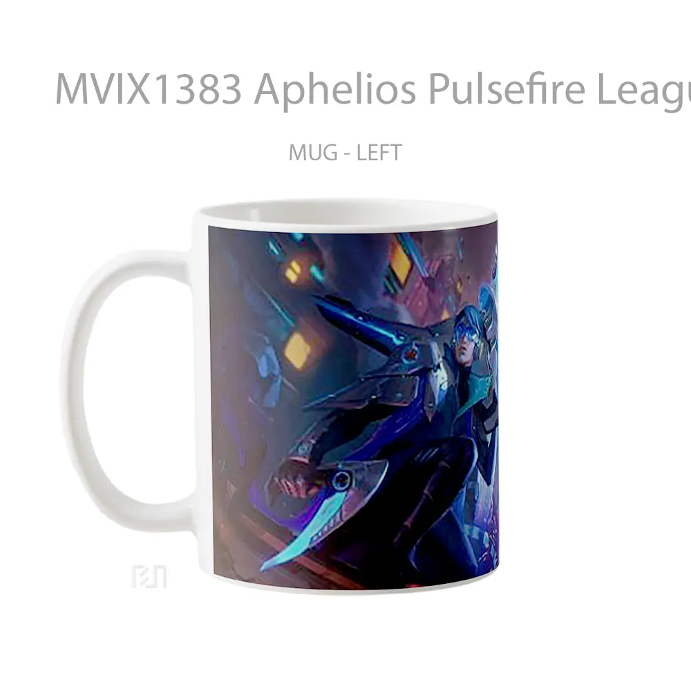 Mug Aphelios Pulsefire League Of Legends Cangkir Gamer - All-side / Desain