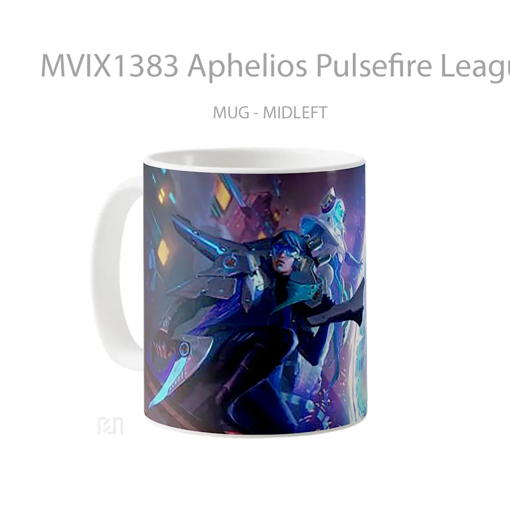 Mug Aphelios Pulsefire League Of Legends Cangkir Gamer - All-side / Desain